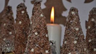 Мини-чизкейк Елки без выпечки