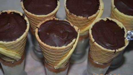 мини-чизкейк елки без выпечки