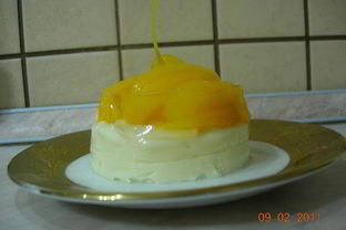 Мини чизкейк с персиками