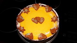 Нежный тыквенный чизкейк на основе теста пипаркук