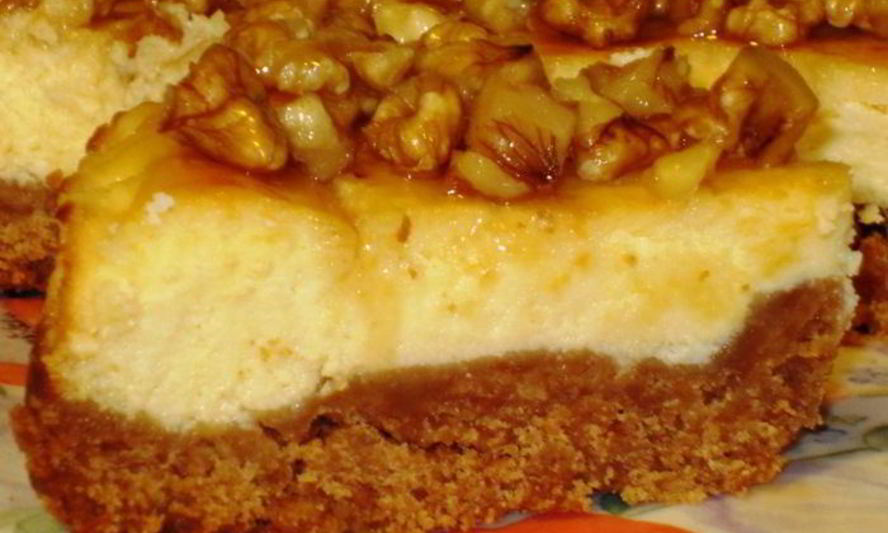 Рецепт ореховый чизкейк