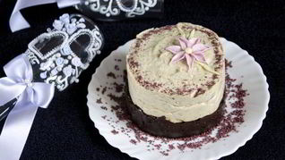 Постный мини-чизкейк без выпечки