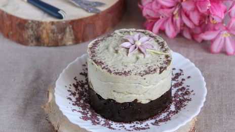 постный мини-чизкейк без выпечки