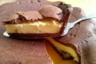 Шоколадный чизкейк из творога