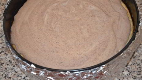 шоколадный чизкейк с фруктами