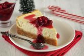 Творожный чизкейк с клюквой