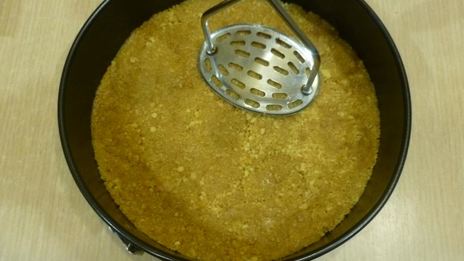 творожный чизкейк с клюквой