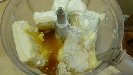 творожный чизкейк с клюквой