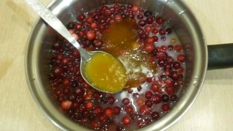 творожный чизкейк с клюквой