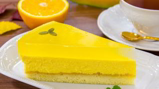 Тыквенный чизкейк с апельсиновым желе