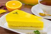 Тыквенный чизкейк с апельсиновым желе