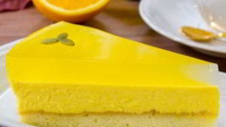 тыквенный чизкейк с апельсиновым желе