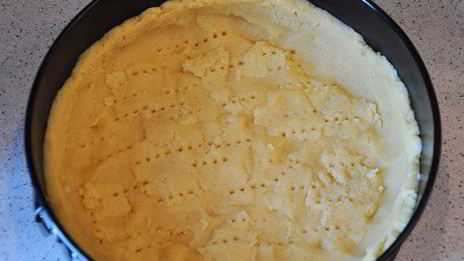 ванильный чизкейк с голубикой