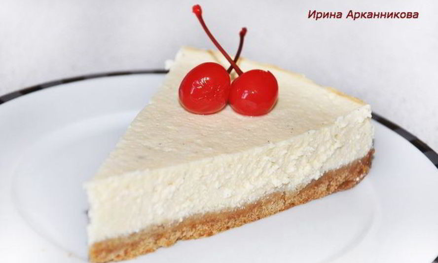 Рецепт ванильный чизкейк с ноткой лимона