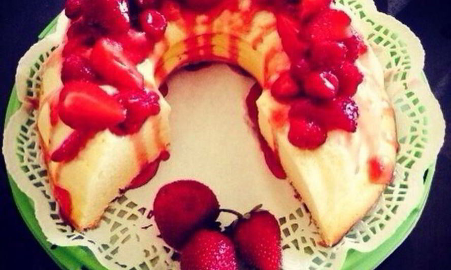 Рецепт японский чизкейк с ягодным соусом