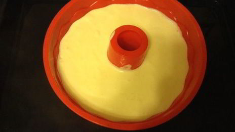 японский чизкейк с ягодным соусом