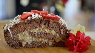 Германский шоколадный рулет