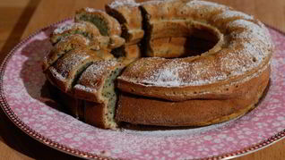 Апельсиновый кекс с маком