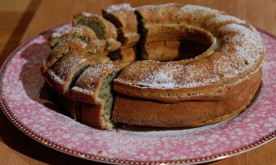 Рецепт апельсиновый кекс с маком