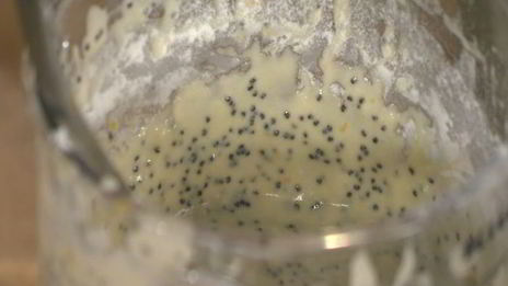 апельсиновый кекс с маком