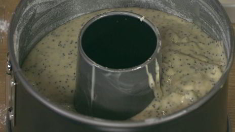 апельсиновый кекс с маком