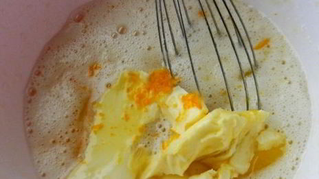 апельсиновые кексы в силиконовых формочках