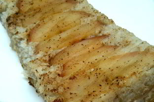 Бананово-рисовый кекс с яблоками