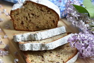 Бананово-шоколадный кекс