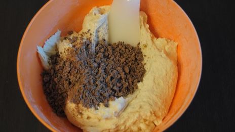 бананово-шоколадный кекс