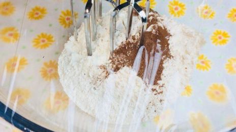 банановый кекс с голубикой на растительном масле