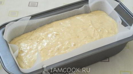 банановый кекс в духовке