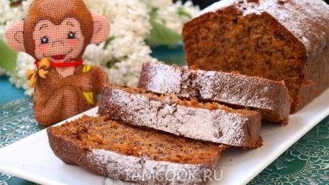 банановый кекс в духовке