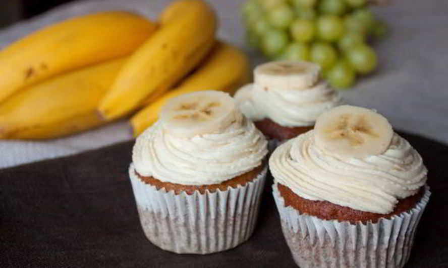 Рецепт банановые капкейки с корично-медовым кремом