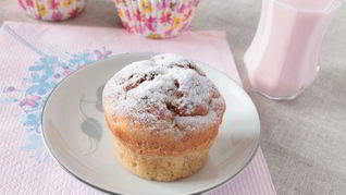 Банановые кексы со сливочным сыром и йогуртом