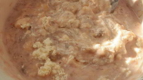 банановые кексы со сливочным сыром и йогуртом