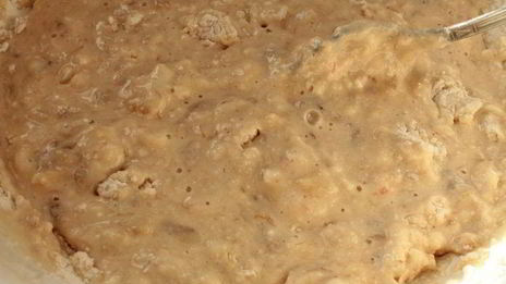 банановые кексы со сливочным сыром и йогуртом