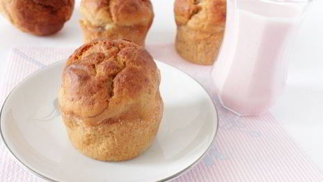 банановые кексы со сливочным сыром и йогуртом