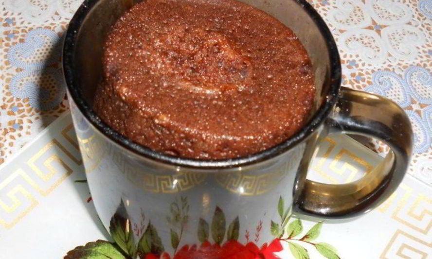 Рецепт быстрый кекс в кружке