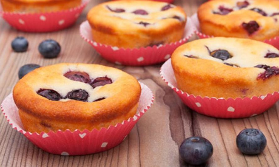 Рецепт домашние черничные кексы