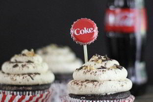 Капкейки с кока-колой