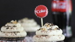 Капкейки с кока-колой