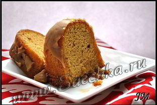 Кекс из тыквы