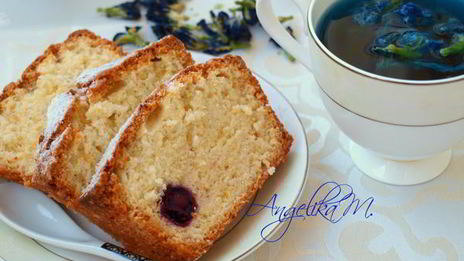 кекс на белках с вишней