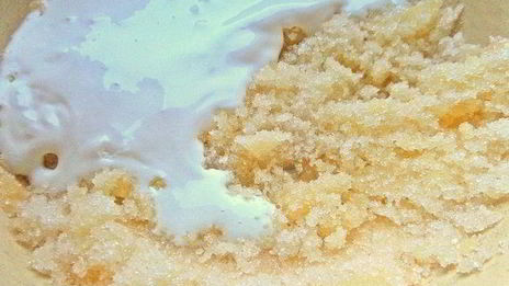 кекс на сметане с мандаринами и клюквой