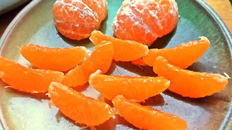 кекс на сметане с мандаринами и клюквой