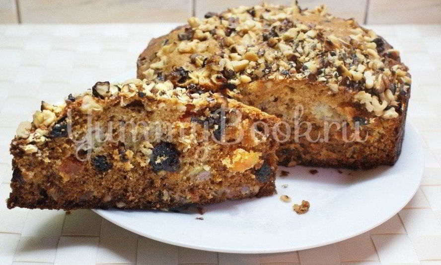 Рецепт кекс ореховый с сухофруктами