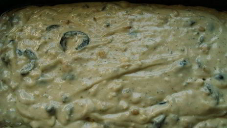 кекс с оливками, горгонзолой и прованскими травами