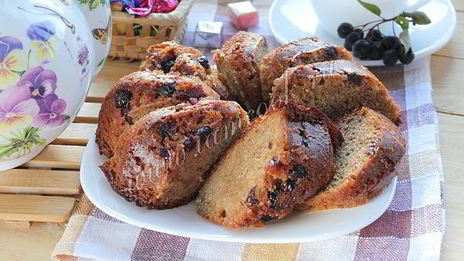 кекс с вареньем