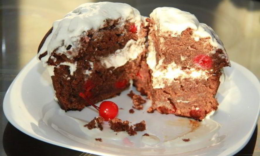 Рецепт кекс вишня-кэроб