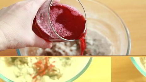 кекс вишня-кэроб